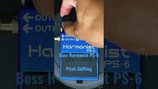 Boss Harmonist PS6 bosspedals ps6 stompbox guitareffects pitchshifting guitar [upl. by Clarisse]