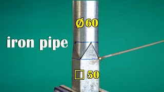 BEST IRON PIPE Welding IDEA that will CHANGE YOUR LIFE to the NEXT LEVEL [upl. by Assennej385]