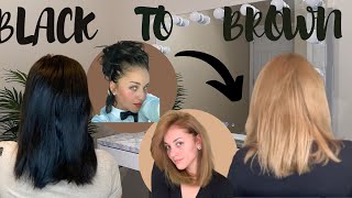 HOW TO TONE BRASSY DARK HAIR [upl. by Seta]