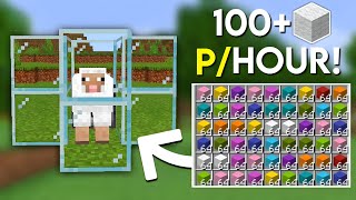 Easiest Automatic WOOL Farm Minecraft 120 [upl. by Eldred]