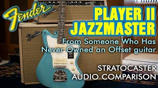 Fender Player II Jazzmaster review From Someone Who Has Never Owned An quotOffsetquot Guitar [upl. by Krisha]