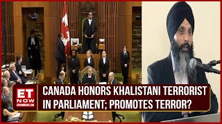 Controversy Erupts As Canadian Parliament Honors Khalistani Separatist Hardeep Singh Nijjar  ET Now [upl. by Aelak797]