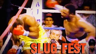 Pure SLUGFEST  Foreman vs Lyle I Moorer vs Cooper boxing slugfest georgeforeman fight [upl. by Yar248]