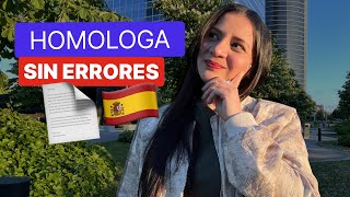 ¡Evita ERRORES al HOMOLOGAR tu tÍtulo de BACHILLERATO [upl. by Elyagiba211]