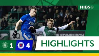 Highlights Hibernian 1 Rangers 4  cinch Premiership [upl. by Girardi]