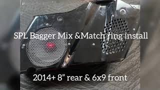 SPL Bagger Audio Mix and Match 6x9 amp 8” Install [upl. by Linc]