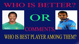 Makhaya Ntini VS Zaheer Khan Bowling Comparison ODI Test and T20I [upl. by Caitlin]