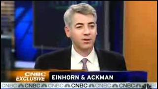 Bill Ackman and David Einhorn Talk About Investing on CNBC [upl. by Adehsar]