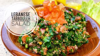 How to make authentic Lebanese Tabbouleh Tabouli Salad [upl. by Erusaert]