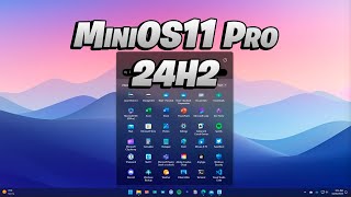 Windows 11 24H2 optimizado  MiniOS11 Pro v202406 windows minios gaming [upl. by Elleryt]