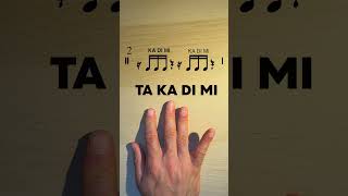 TAKADIMI IS A GREAT WAY TO GIVE EACH 16th note a designated sound It’s easy to use in fast tempos [upl. by Lytsirk]