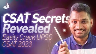 Easily Crack UPSC CSAT 2023  CSAT Secrets Revealed  Magical Masterclass by Zeeshan sir [upl. by Nwadal490]