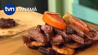 Receta con Argimiro Armuelle  Entraña con Camote  TVN Panamá [upl. by Russian]