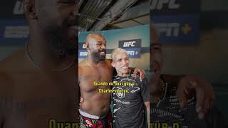 Gênios reconhecem gênios Jon Jones 🤝 Charles do Bronxs UFC309 [upl. by Ofilia]