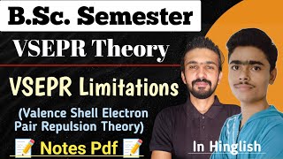 L2  VSEPR Theory amp Its Limitation  Bsc Semester  By Mohideen Sir [upl. by Haslam]