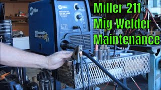 Miller 211 Mig Welder Maintenance [upl. by Akcira536]