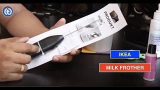 IKEA MILK FROTHER Review amp Battery Installation [upl. by Checani]