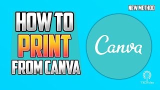 How to Print from Canva 2024 New Method [upl. by Edithe]