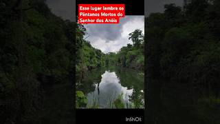 ACHEI UM LAGO MEDONHO ESCONDIDO ENTRE ÁRVORES scary forest shadow lago exploring [upl. by Anairdna648]