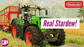 This Is Surprisingly ADDICTIVE On Switch  Farming Simulator 23 [upl. by Eemla]