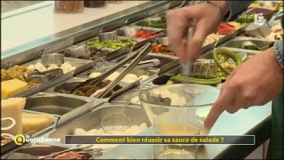 Comment bien réussir sa sauce de salade   La Quotidienne [upl. by Daffie983]