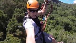 Canyon Flyer Guided Zipline Tour [upl. by Enylhsa]