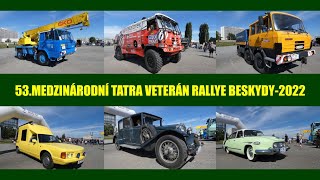 53 MEDZINÁRODNÍ TATRA VETERÁN RALLYE BESKYDY2022 [upl. by Ahtinak]