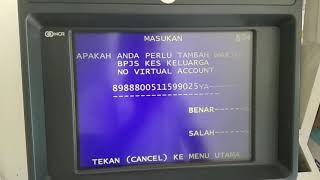 Cara bayar bpjs kesehatan dari Atm Mandiri [upl. by Kellina]