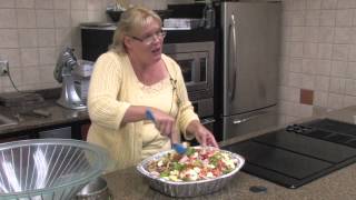 Recipe Chefs Salad with Homemade Ranch Dressing [upl. by Noelani]