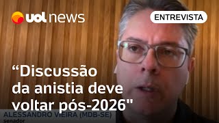 Bolsonaro indiciado não matou discussão de anistia diz senador Deve voltar pós2026 [upl. by Lizned]