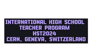 CERN HST 2024 [upl. by Giannini]