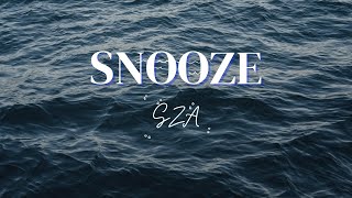 Snooze by SZA Karaoke with Backup Vocal [upl. by Naloc122]