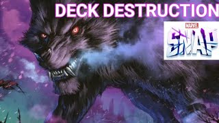 FENRIS WOLF  DECK DESTRUCTION  MARVEL SNAP [upl. by Malda]