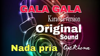 Gala gala karaokeLagu dangdut gala galaHRmusik [upl. by Mcintosh]