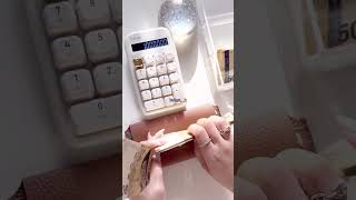 ASMR Wallet Stuffing✨💼💵asmr asmrsoundswalletstuffingyoutubeshorts satisfying asmr [upl. by Etnovahs]