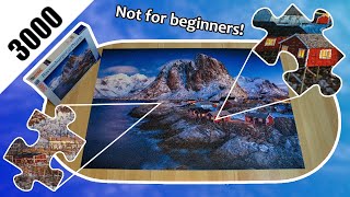 Ravensburger puzzle 3000  Hamnoy Lofoten Time lapse  4K [upl. by Debera]