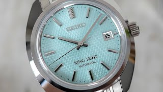 Seiko SJE115 King Seiko KS1969 ReInterpretation Tiffany Blue LE [upl. by Alyosha]