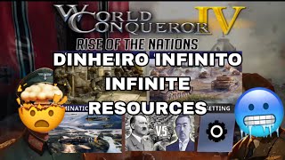 World Conqueror 4  Dinheiro infinitoInfinite resources  Rise of nations mod [upl. by Inaliak]