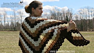 How To Crochet A Beautiful Shells Shawl  Crochet Shawl  EASY [upl. by Nolram]