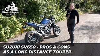 Suzuki SV650  review after 2000 mile trip in 1 week [upl. by Alton]