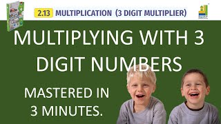 MULTIPLYING WITH 3 DIGIT NUMBERS [upl. by Richia]