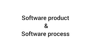 Difference between software product and software process agilemethodology softwareengineering [upl. by Nylatsyrk]