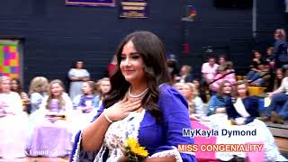 MyKayla Dymond Miss Congeniality 2024 Daniel Boone Festival Coronation [upl. by Ekle]