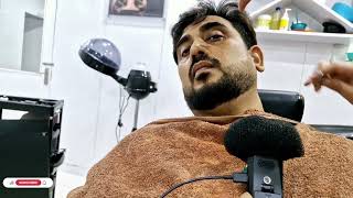 Beard TrimASMR  Mens Barber Asmr [upl. by Yelsnya931]