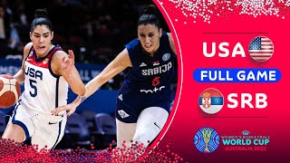 QUARTERFINALS USA v Serbia  Full Basketball Game  FIBA Womens Basketball World Cup 2022 [upl. by Cnut]