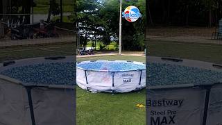 Piscina estructural Bestway Steel Pro Max 305 x 76 cm swimming piscinas bikini pool summer [upl. by Noffihc]