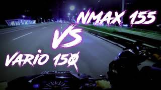 Top speed vario 150 vs Nmax 155 [upl. by Naehgem997]