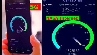 NASA vs 5G  Internet Speed Test [upl. by Cordier]