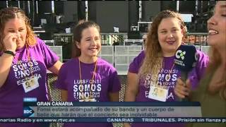 Previa del concierto Luis Fonsi  Buenos días Canarias [upl. by Semadar]