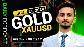 GOLD BUY OR SELL GOLDXAUUSD DAILY FORECAST  21 JUNE LIVE ANALYSIS xauusdforecast xauusd [upl. by Mellen]